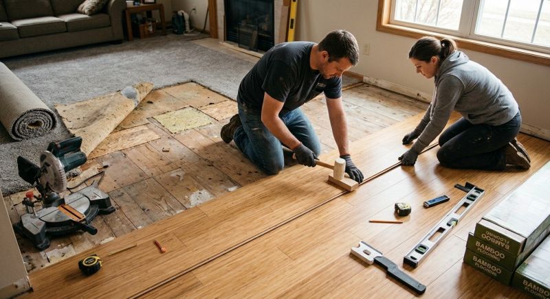 Bamboo Flooring Installation in Sterling, VA