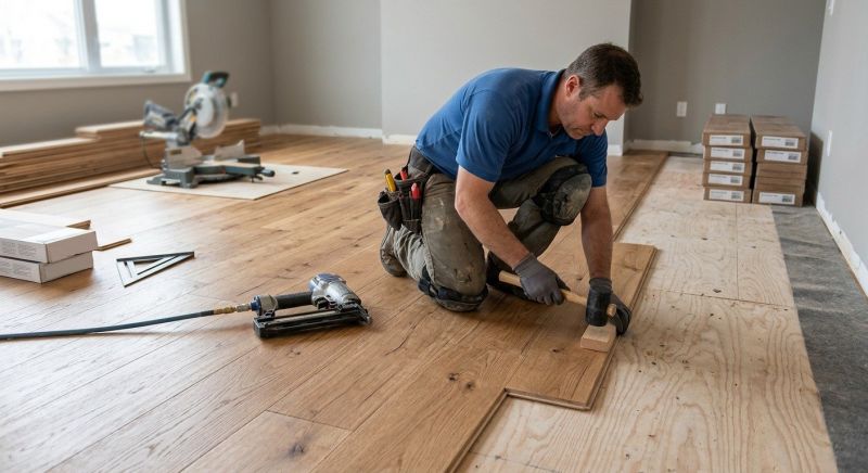 Hardwood Floor Installation in Bluemont, VA