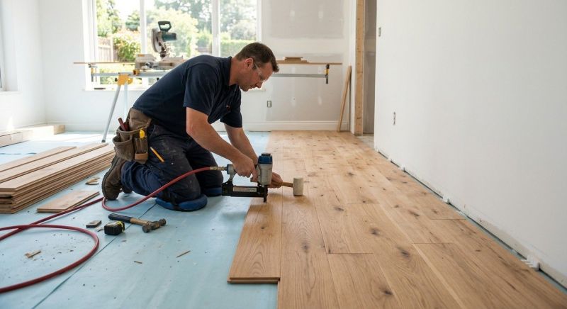 Hardwood Floor Installation in Clifton, VA