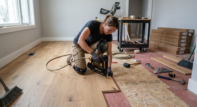 Hardwood Floor Installation in Montgomery County, MD
