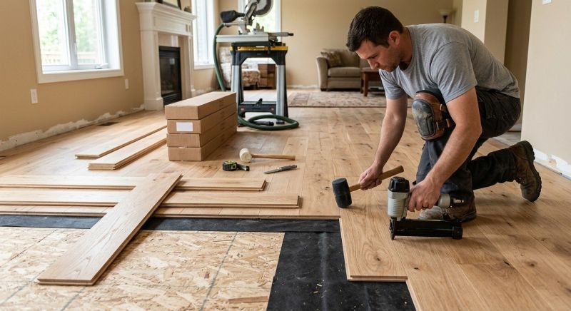 Hardwood Floor Installation in Montgomery County, MD