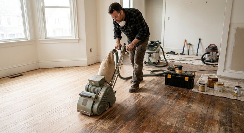 Hardwood Floor Renovation in Sterling, VA