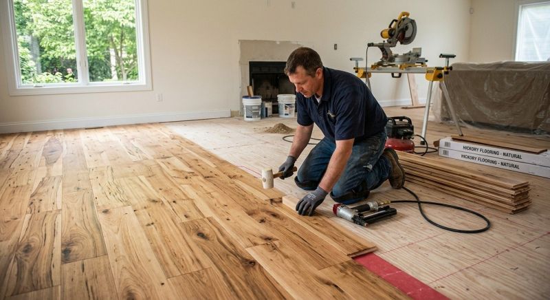 Hickory Floor Installation in Sterling, VA