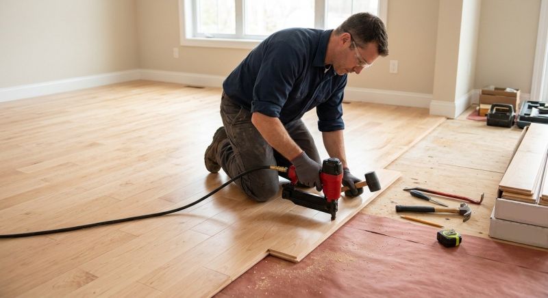 Maple Flooring Installation in Kensington, MD