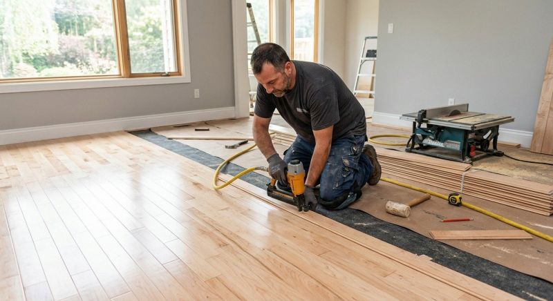 Maple Flooring Installation in Lorton, VA
