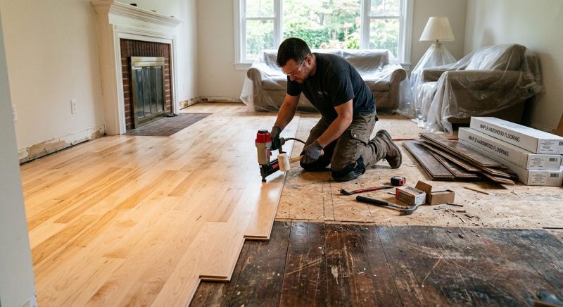 Maple Flooring Installation in Springfield, VA