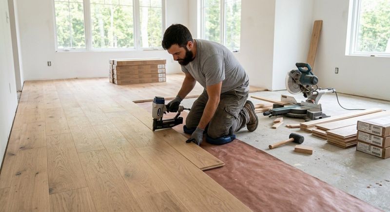 Oak Floor Installation in Ashton, MD