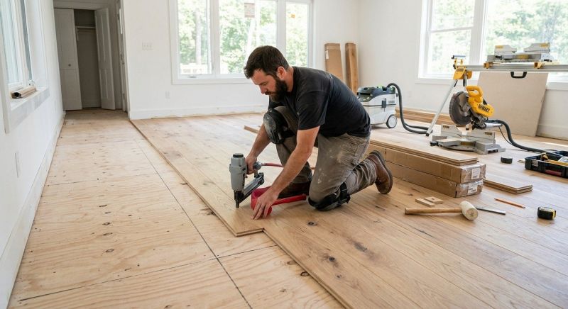 Oak Floor Installation in Bristow, VA
