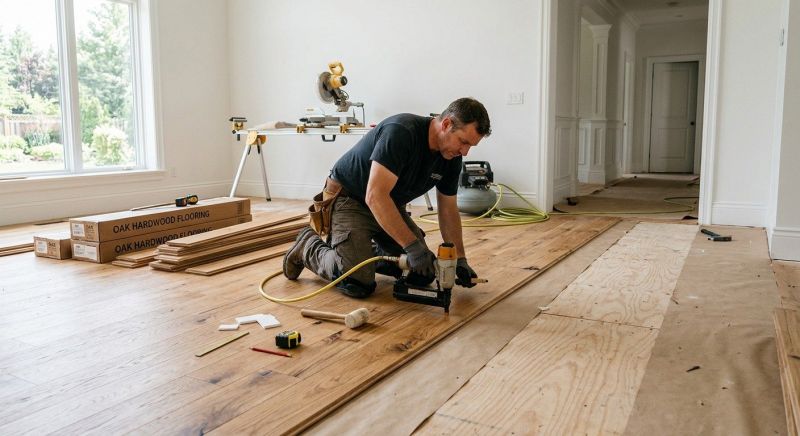 Oak Floor Installation in Haymarket, VA