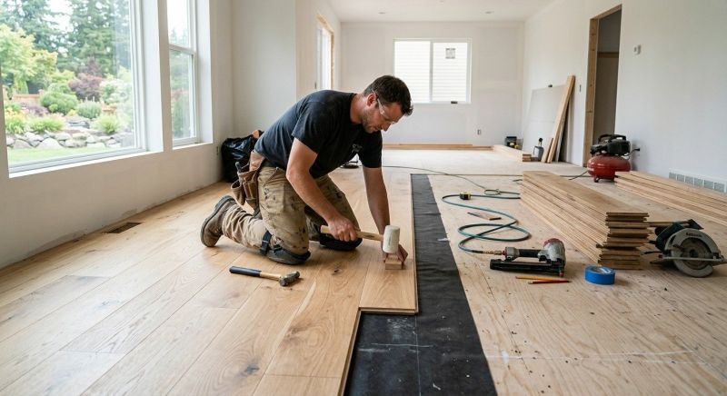 Oak Floor Installation in Herndon, VA