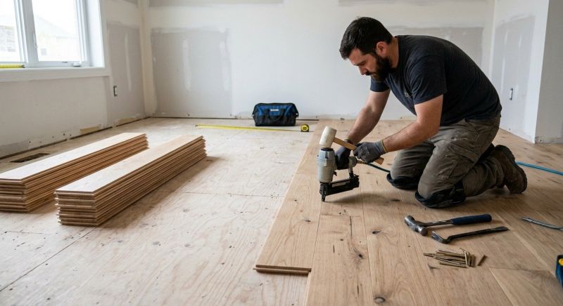 Oak Floor Installation in Lovettsville, VA