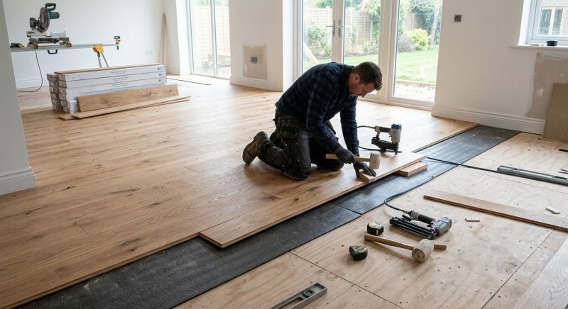 Oak Floor Installation in Montgomery County, MD