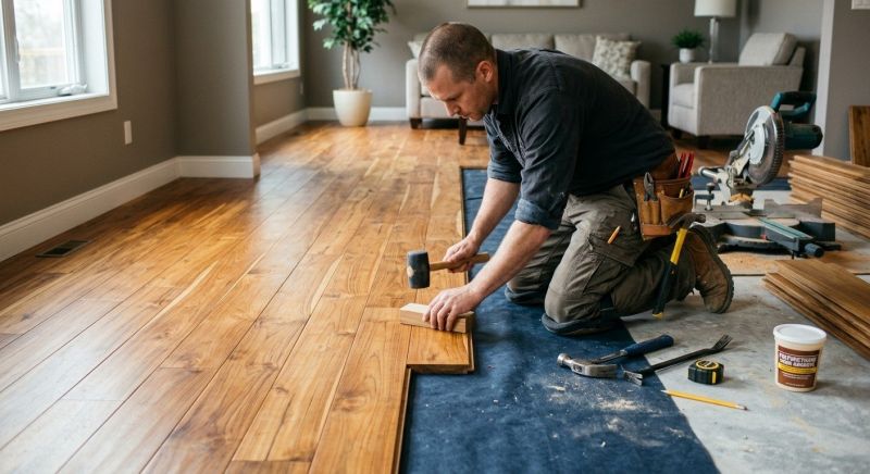 Teak Flooring Installation in Sterling, VA