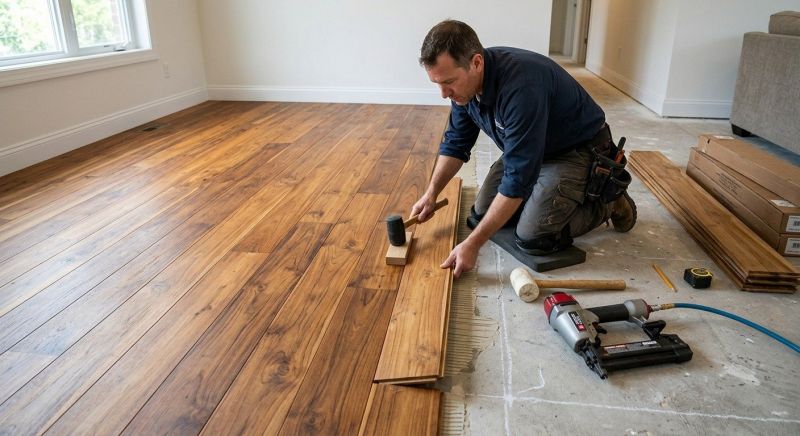 Teak Flooring Installation in Sterling, VA