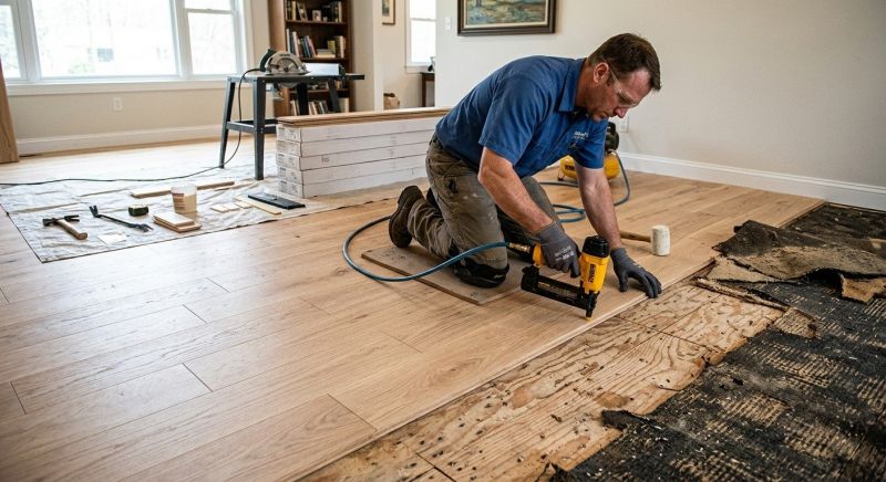 Wood Floor Replacement in Annandale, VA