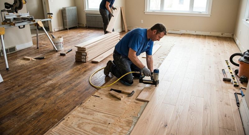 Wood Floor Replacement in Sterling, VA