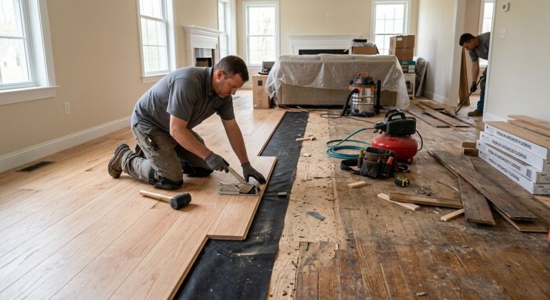 Wood Floor Replacement in Olney, MD