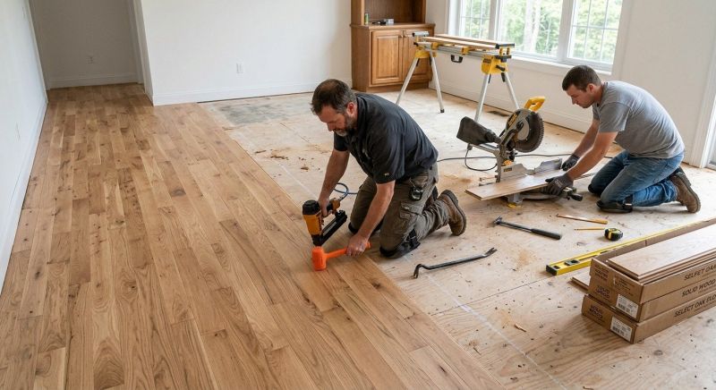 Wood Floor Replacement in Sandy Spring, MD